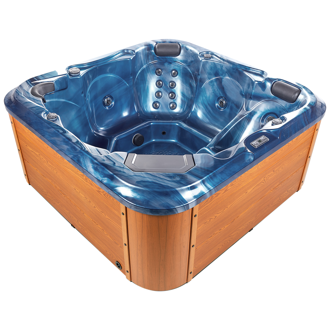 Outdoor Jacuzzi with LED TULAROSA Blue [7]