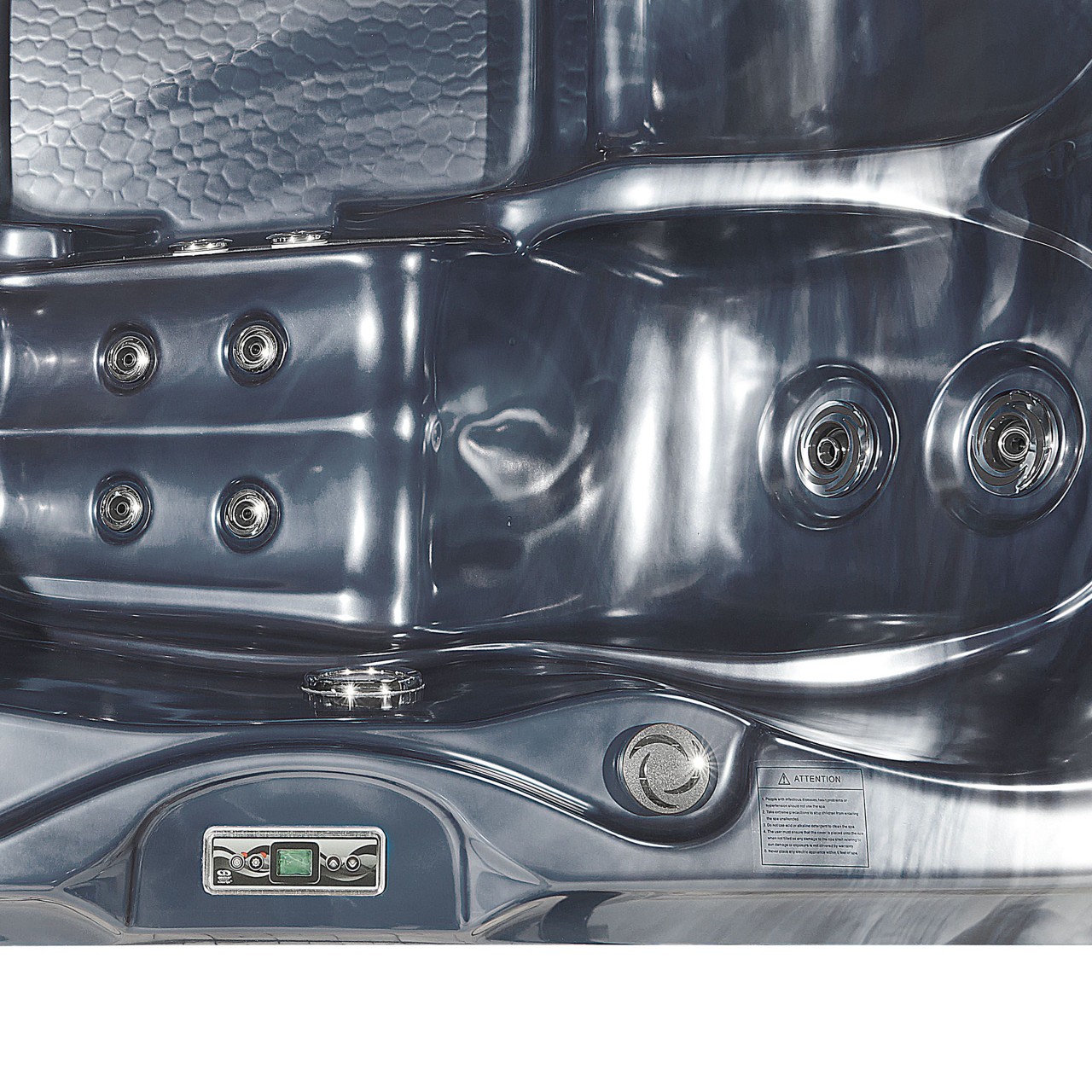 TULAROSA LED outdoor jacuzzi Graphite grey [9]