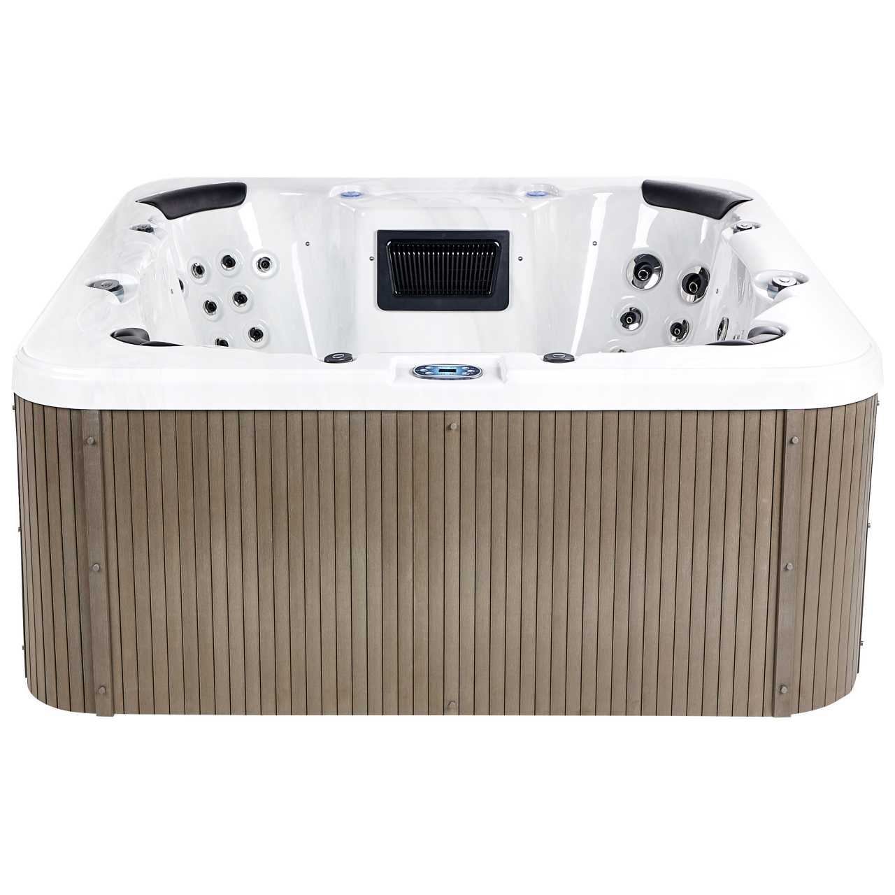 Outdoor Jacuzzi with LED VILLARRICA White [4]
