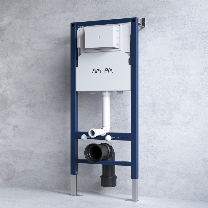 IIS90251.XB1701 Installation with key Pro S chrome with wall-hung toilet X-Joy S with seat [6]