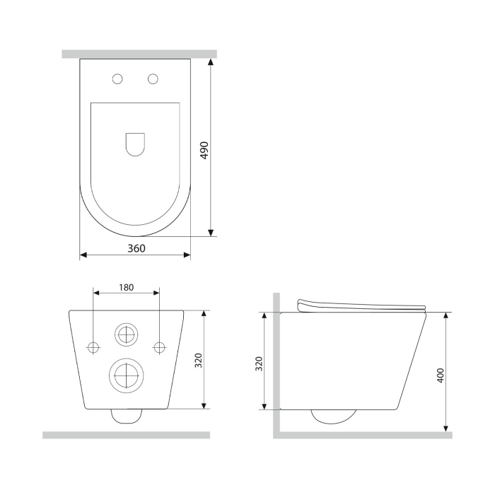 IIS90251.XB1701 Installation with key Pro S chrome with wall-hung toilet X-Joy S with seat [11]