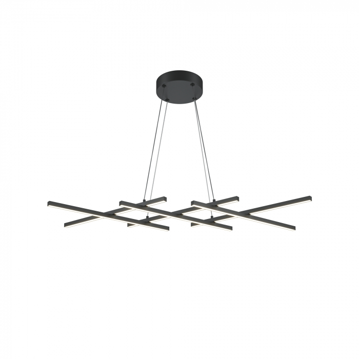 Pendant lamp, Maytoni, Germany, Halo, MOD244PL-L50BK [1]