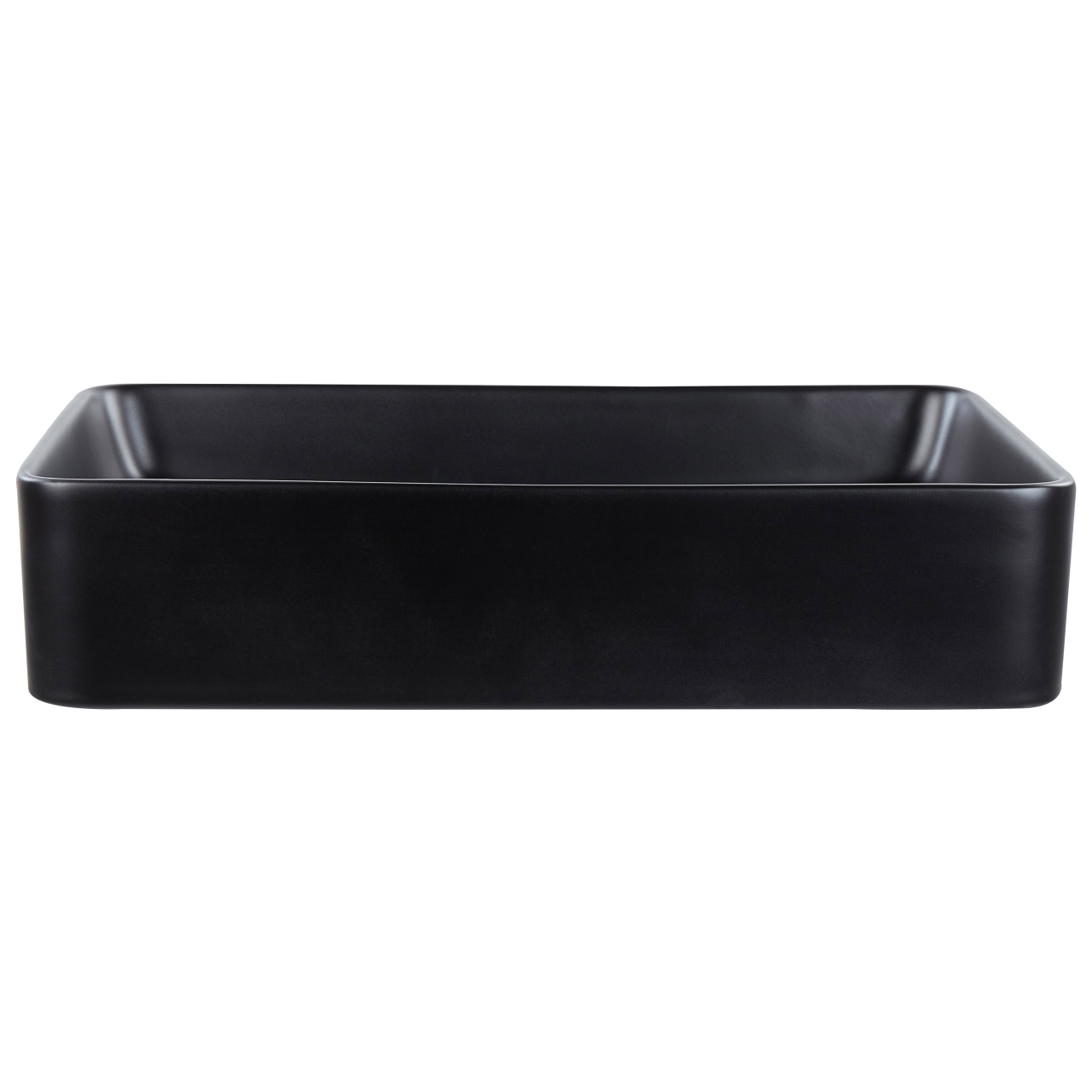 CHIVANA Countertop Washbasin 51 x 34 cm Ceramic Black [2]