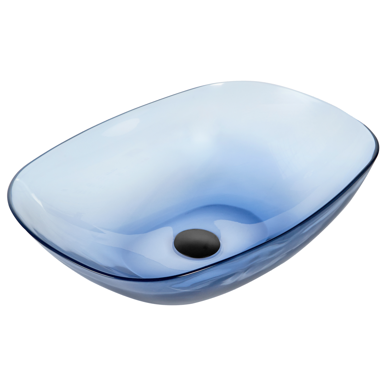 Countertop washbasin MOENGO 54 x 36 cm Acrylic composite Blue [2]