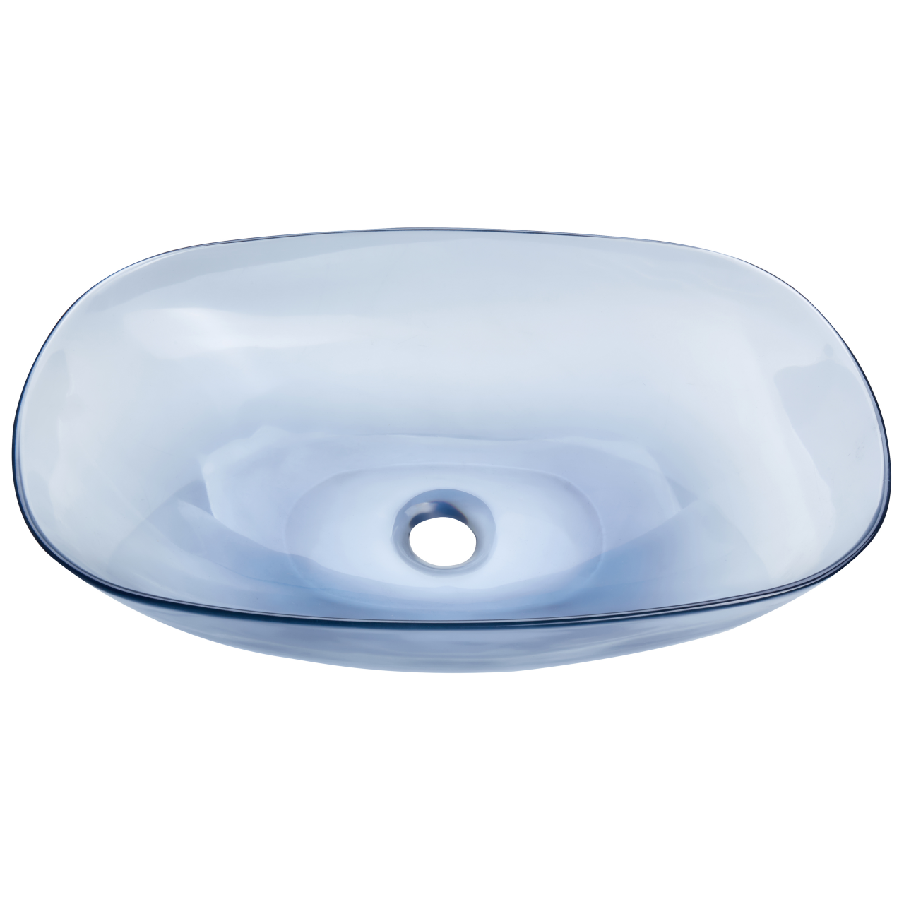Countertop washbasin MOENGO 54 x 36 cm Acrylic composite Blue [5]