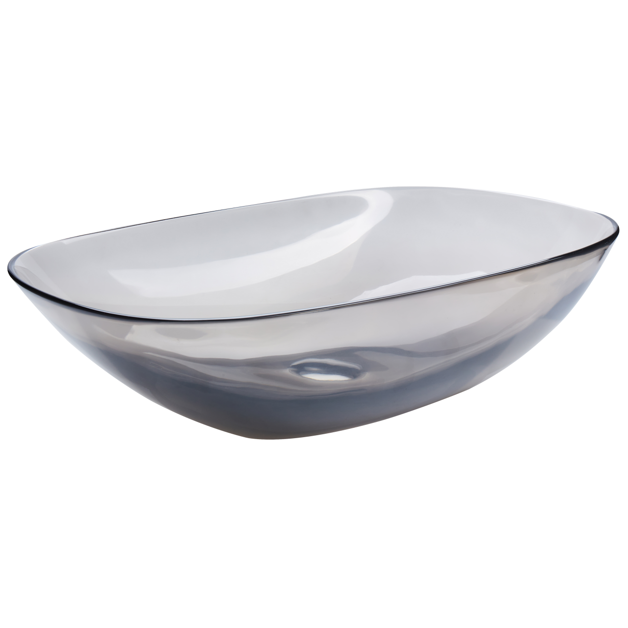 MOENGO countertop washbasin 54 x 36 cm Acrylic composite Black [4]