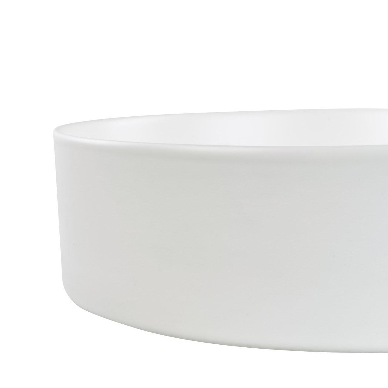 TEBAR Countertop Washbasin ⌀ 40 cm Ceramic Off-white [4]