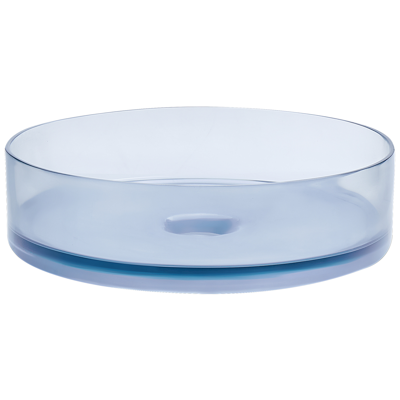 TOLOSA Countertop Washbasin ⌀ 36 cm Acrylic Composite Light Blue [4]