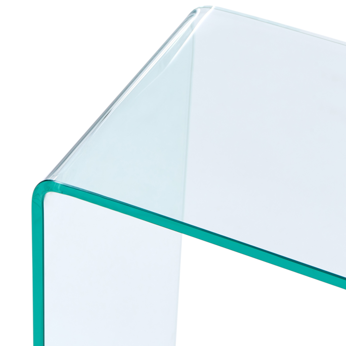 Masă consolă KENDALL Sticlă securizată Transparent [5]