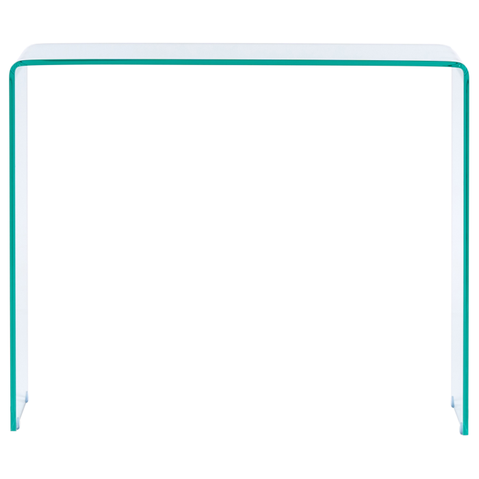 Masă consolă KENDALL Sticlă securizată Transparent [4]