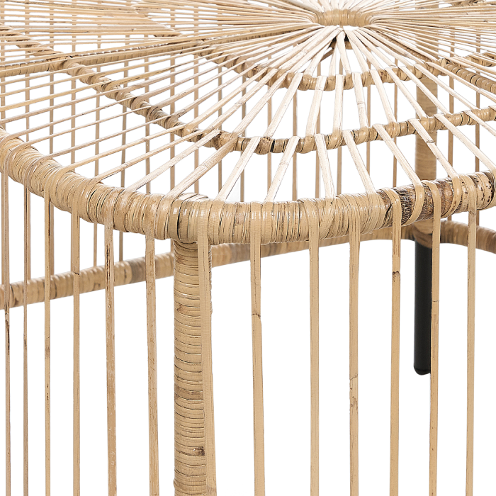 Masă de cafea pentru grădină CESENATICO Ratan Natural [5]