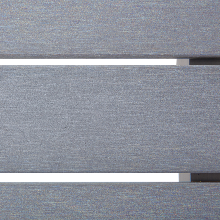 SALERNO Garden Coffee Table Metal Light Grey [6]