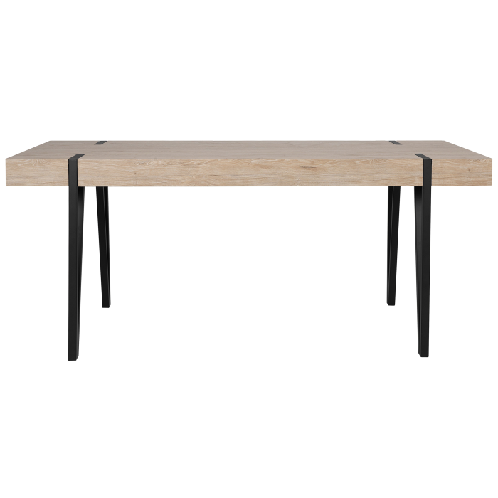 Masă de dining ADENA Maro deschis 180 cm 90 cm [4]