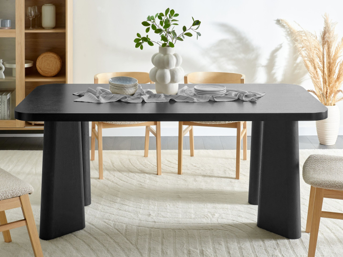 ATLIN dining table Black 180 cm 90 cm [1]