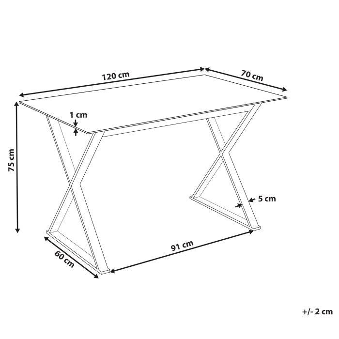Masă de dining ATTICA Marmură/Auriu 120 cm 70 cm Sticlă securizată [3]