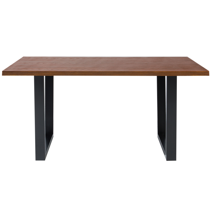 Masă de dining AUSTIN Nuc închis 160 cm 90 cm [4]