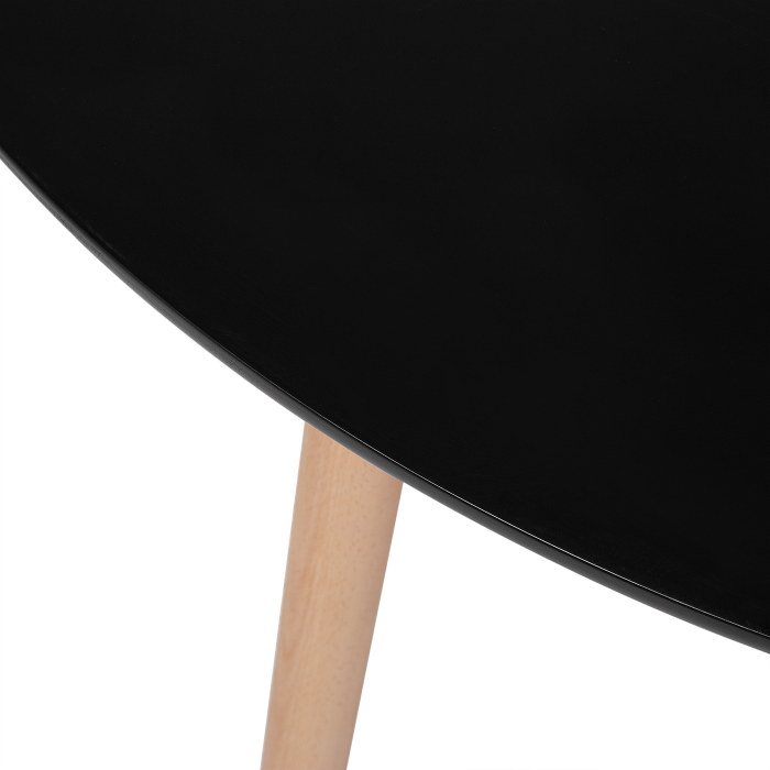Masă de dining BOVIO Negru 120 cm 120 cm [4]
