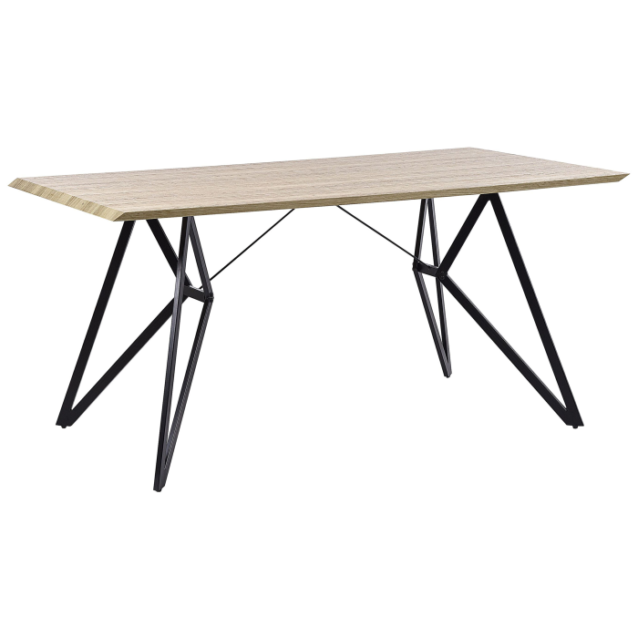 Dining table BUSCOT Light brown 160 cm 90 cm [2]