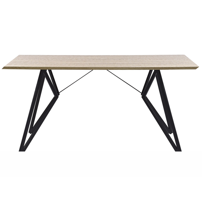Dining table BUSCOT Light brown 160 cm 90 cm [4]