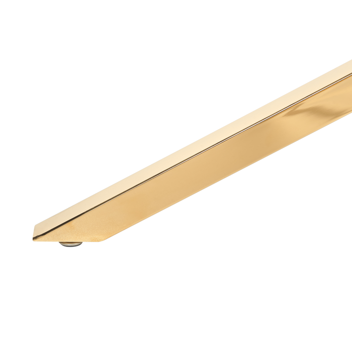 Masă de dining CORA Auriu 160 cm 90 cm Sticlă securizată [6]