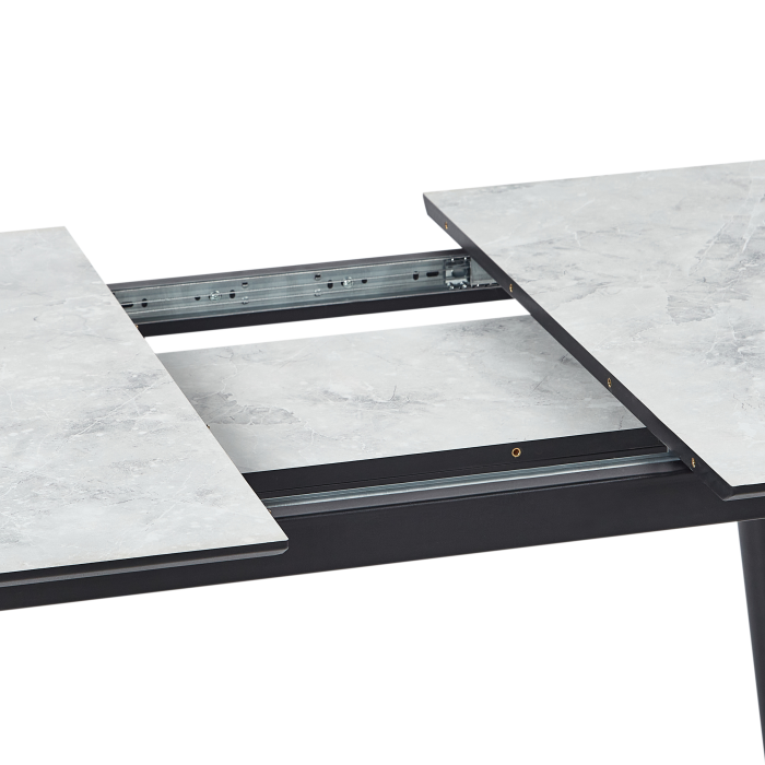 Masă de dining EFTALIA Alb marmură 120/150 cm 80 cm [7]