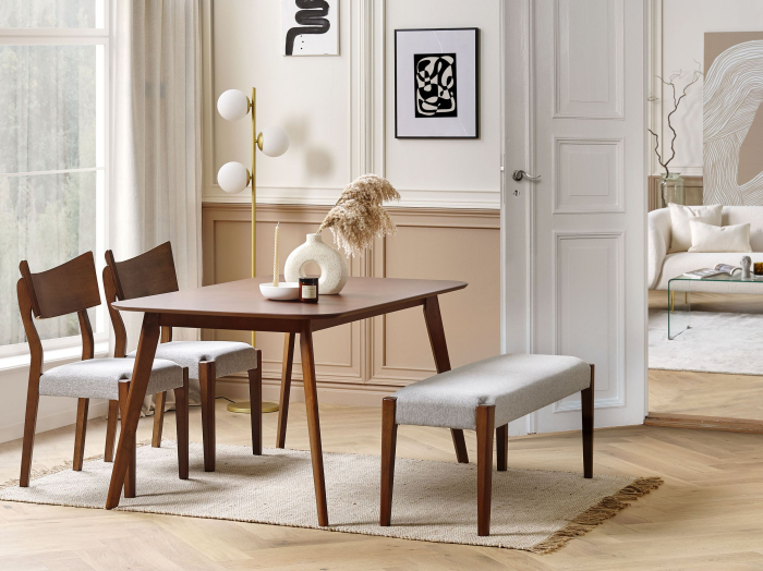 Masă de dining EPHRATA Mahon închis 150 cm 90 cm [1]