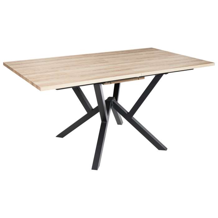 Masă de dining extensibilă ANSELL Maro deschis 160/200 cm 90 cm [4]