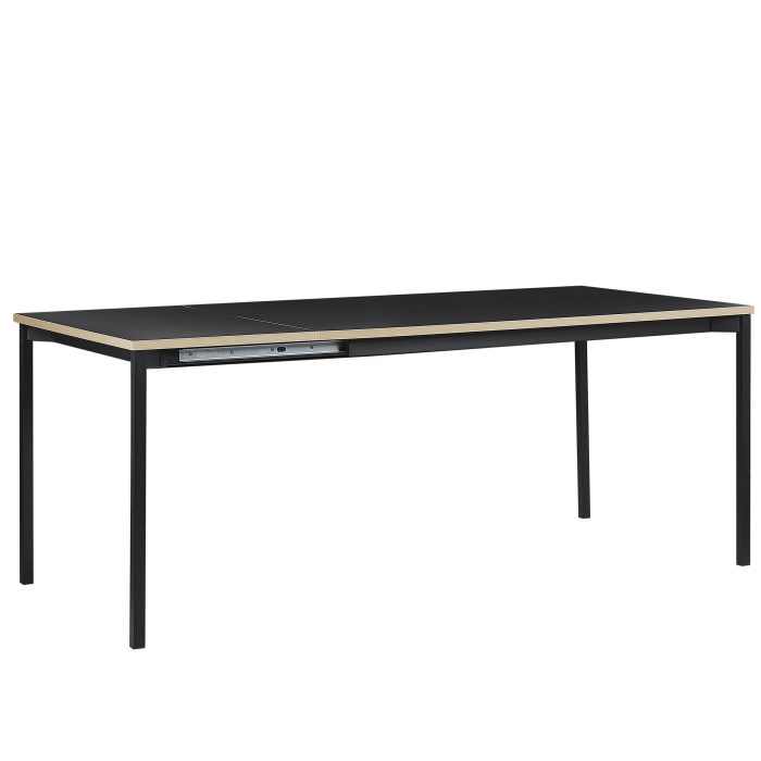 Masă de dining extensibilă AVIS Negru 140/190 cm 90 cm [2]