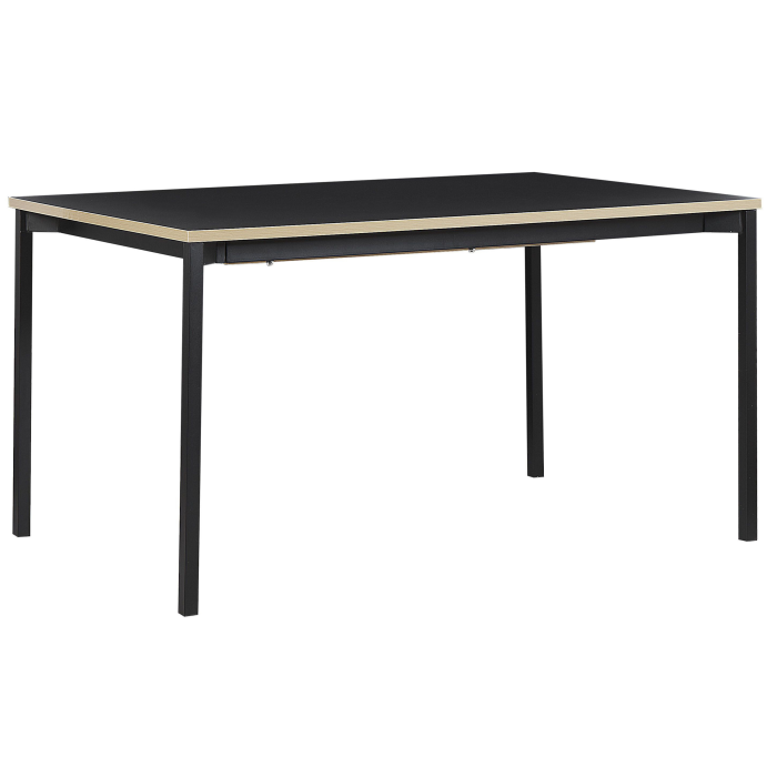 Masă de dining extensibilă AVIS Negru 140/190 cm 90 cm [4]
