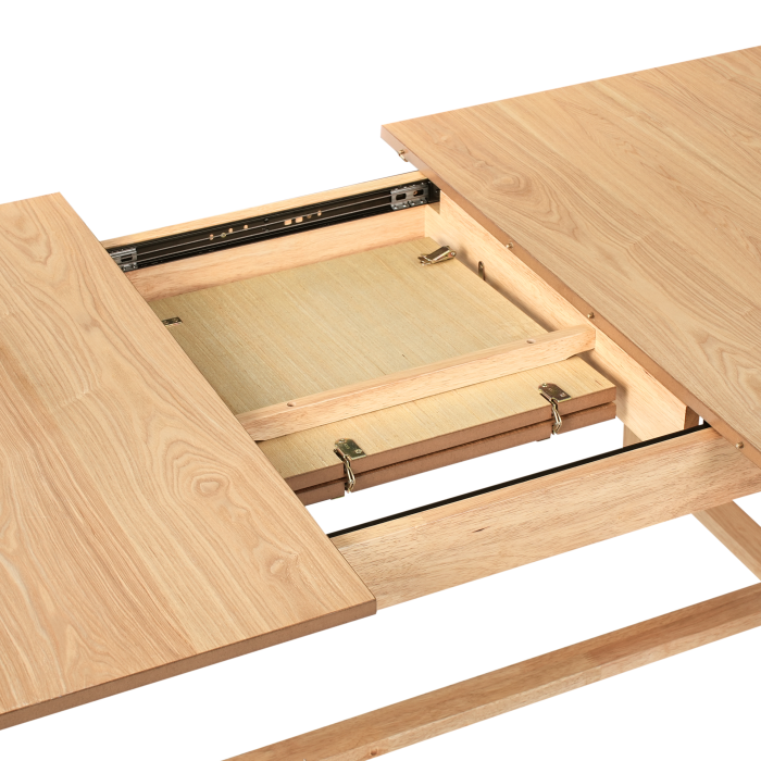 BARNES extendable dining table Light ash 160/200 cm 90 cm [8]