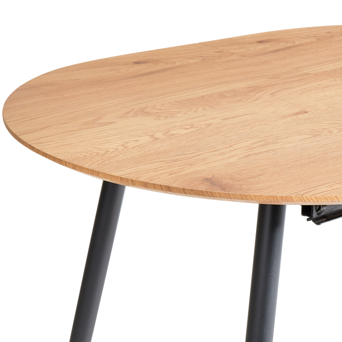 Masă de dining extensibilă CLAVET  Maro deschis 120/160 cm 80 cm [6]