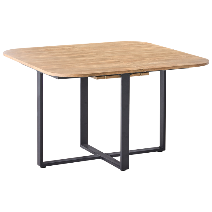 Extendable dining table COOPER Brown 120/160 cm 120 cm [5]