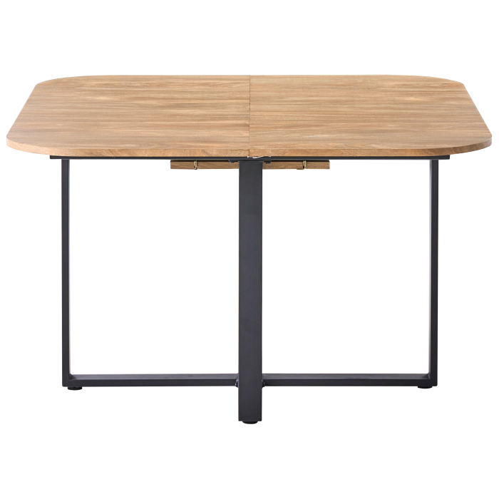 Extendable dining table COOPER Brown 120/160 cm 120 cm [6]