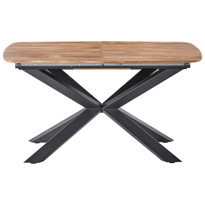 Extendable dining table GAIRDNER Brown 140/180 cm 90 cm [6]