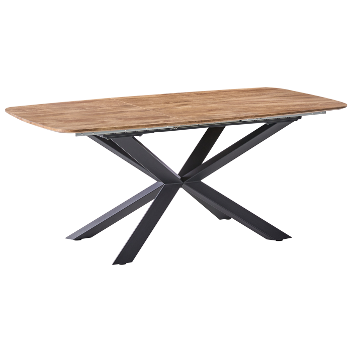 Extendable dining table GAIRDNER Brown 140/180 cm 90 cm [2]