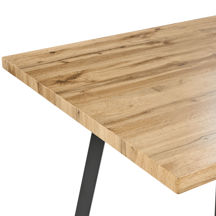 HARLOW extendable dining table Brown 140/180 cm 90 cm [7]