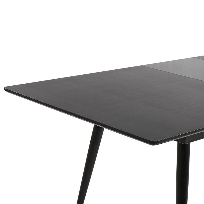 Masă de dining extensibilă MALDON Negru 160/200 cm 90 cm [6]