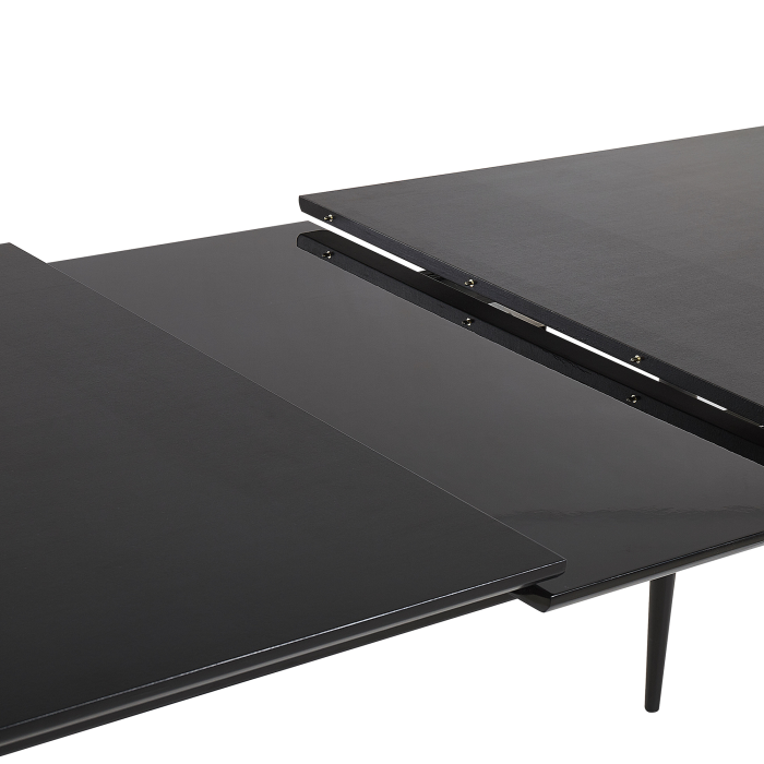 Masă de dining extensibilă MALDON Negru 160/200 cm 90 cm [7]