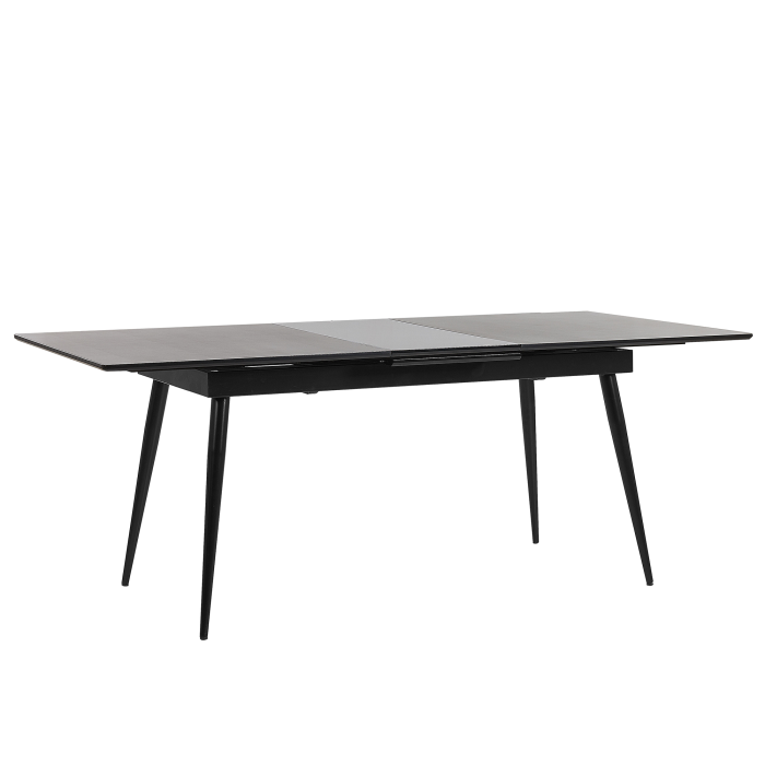 Masă de dining extensibilă MALDON Negru 160/200 cm 90 cm [2]