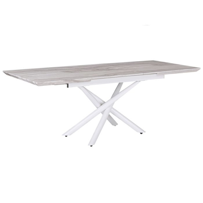 Masă de dining extensibilă MOIRA Alb 160/200 cm 90 cm [6]