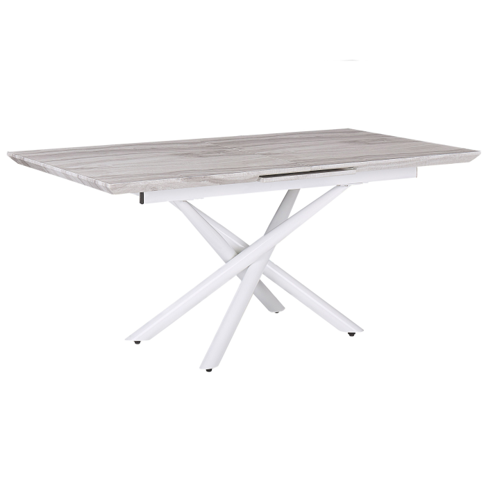Masă de dining extensibilă MOIRA Alb 160/200 cm 90 cm [5]