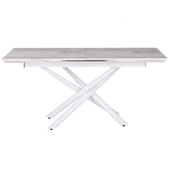 Masă de dining extensibilă MOIRA Alb 160/200 cm 90 cm [4]