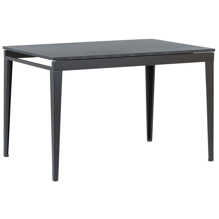 Masă de dining extensibilă NORLEY Negru 120/160 cm 80 cm [5]