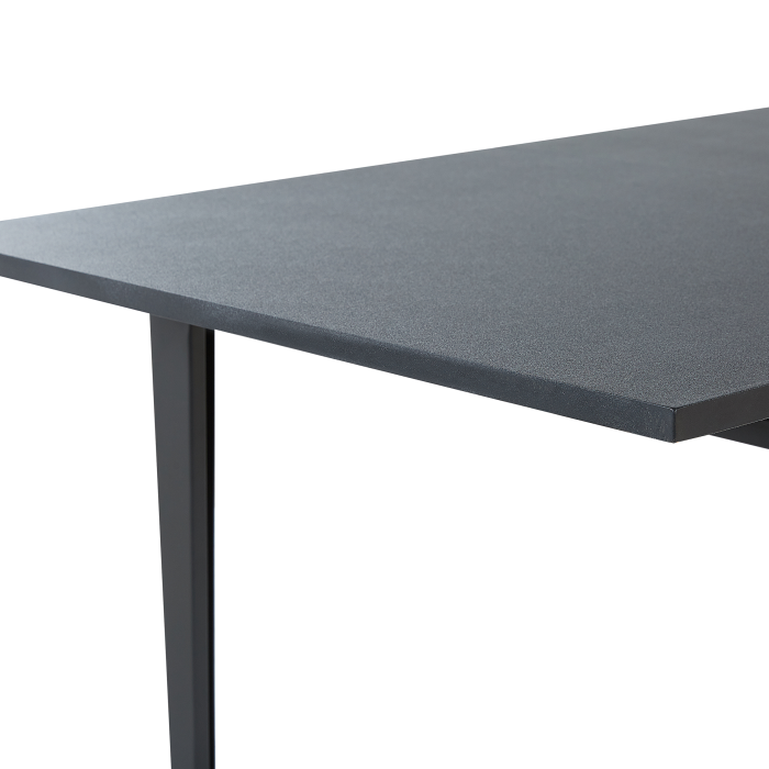 Masă de dining extensibilă NORLEY Negru 120/160 cm 80 cm [8]