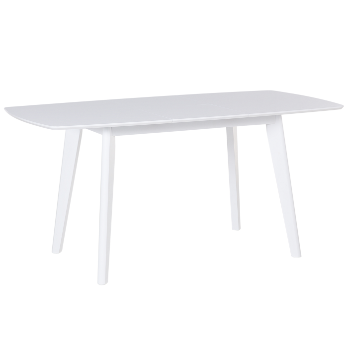Masă de dining extensibilă SANFORD Alb 120/160 cm 80 cm [2]