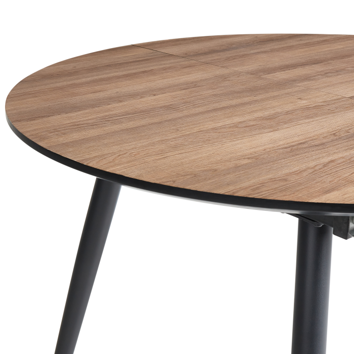 Extendable dining table SENIAC Brown 110/150 cm 112 cm [6]