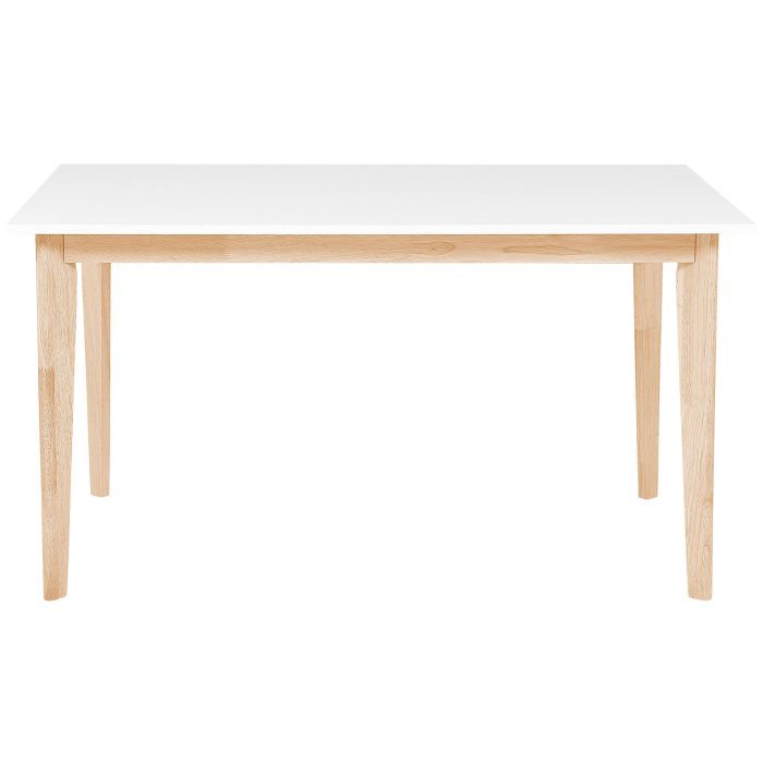 Masă de dining extensibilă SOLA Alb 140/180 cm 90 cm [4]