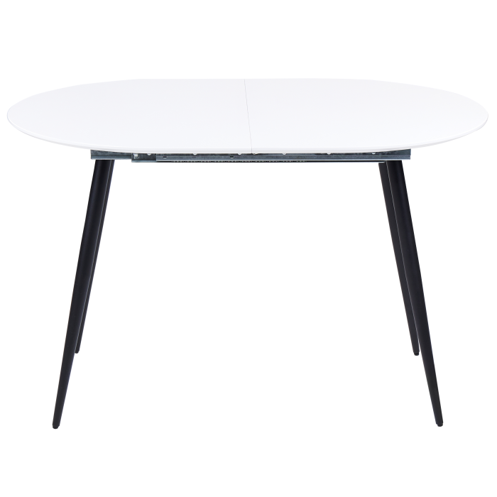 Masă de dining extensibilă STAVERTON Alb 120/160 cm 80 cm [5]