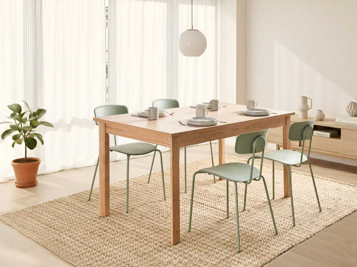 Dining table GISELA Light oak 160 cm 90 cm [1]