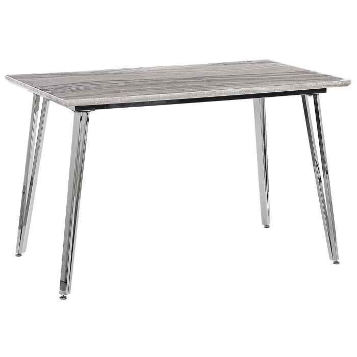 Masă de dining GREYTON Alb 120 cm 70 cm [2]